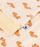 Children's squirrel print brushed terry towelling pyjamas AVALANCHE white/MULTICO
