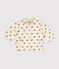 Babies' Patterned Puffer Jacket with Retractable Hood AVALANCHE white/MULTICO