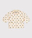 Babies' Patterned Puffer Jacket with Retractable Hood