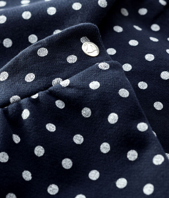 Babies' Fleece Trousers SMOKING blue/MARSHMALLOW white