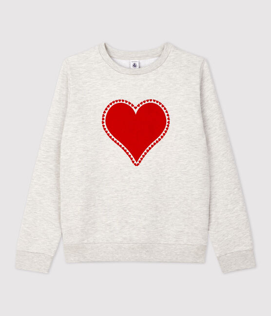 Unisex Children's Fleece Sweatshirt BELUGA CHINE grey