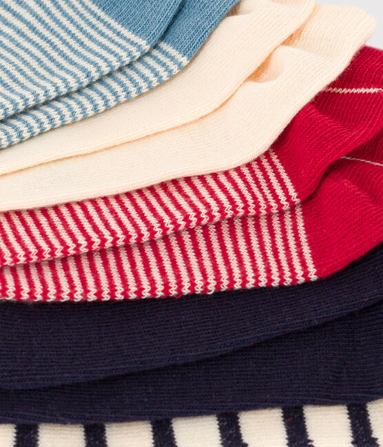 Children's Cotton Jersey Striped Socks - 5-Pack variante 1