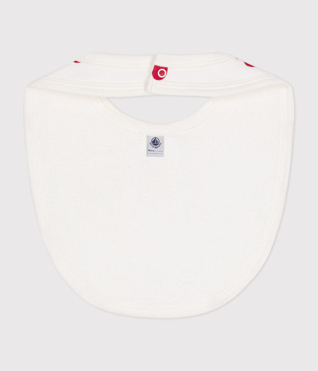 Babies' bib white/red