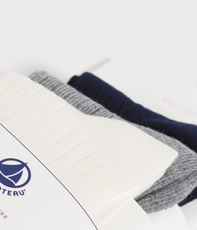 Set of 3 pairs of socks for boys multicolor