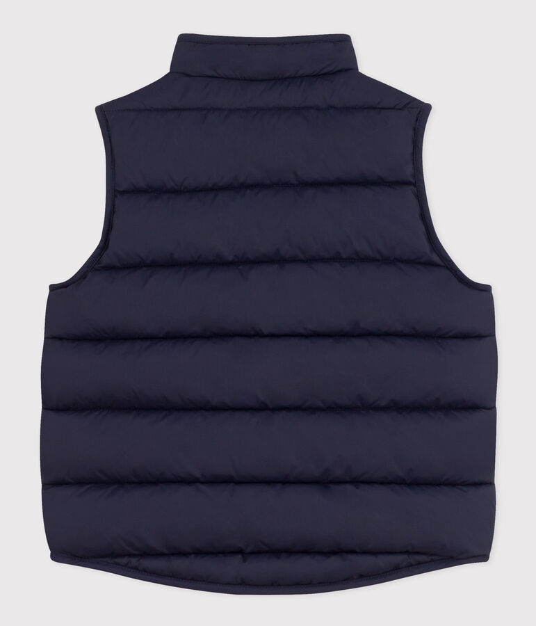 Children's Sleeveless Quilted Padded Jacket blue