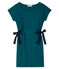 Women's short-sleeved dress PINEDE green