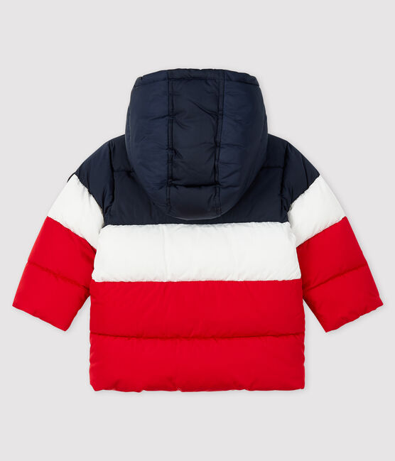 Baby boy's quilted puffer jacket SMOKING blue/MULTICO white