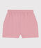 Children's plain cotton shorts CHARME pink
