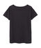 Women's maxi T-shirt in mottled extra-fine tube knit CITY CHINE grey