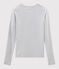 Women's iconic round neck T-shirt BELUGA CHINE grey