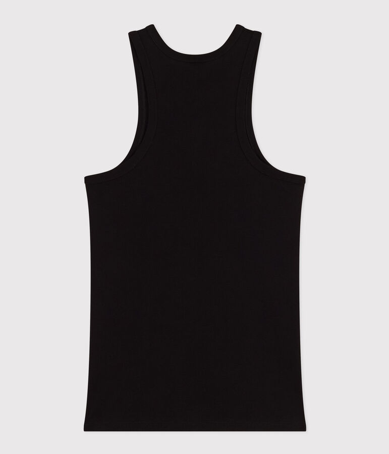Women's Cotton Vest Top BLACK black