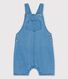Babies' Organic Light Denim Dungaree Shorts