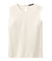 Women's linen sleeveless top LAIT white