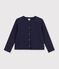 Children's plain cotton cardigan SMOKING