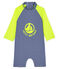 Unisex Eco-Friendly Full Body Swimsuit SURF blue/MARSHMALLOW white
