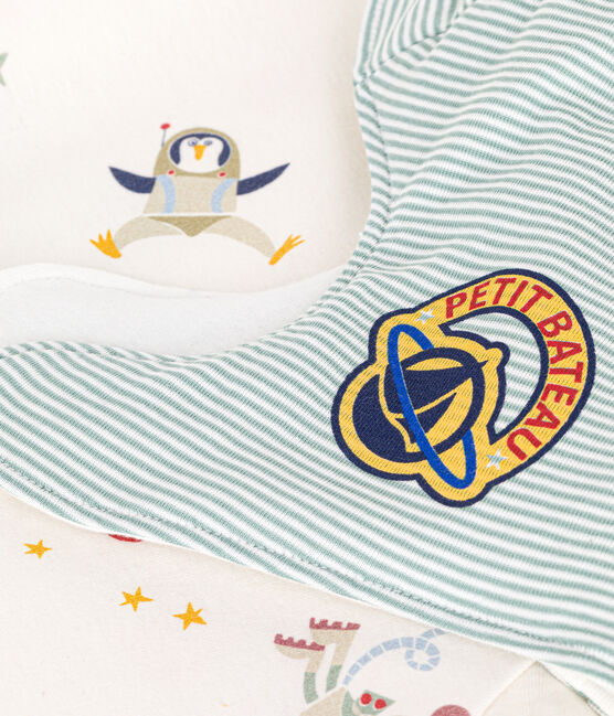 Children's space print  fancy dress cotton pyjamas MARSHMALLOW white/MULTICO white