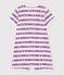 Babies' Petit Bateau Cotton Shortie MARSHMALLOW white/TERKUIT red/MULTICO