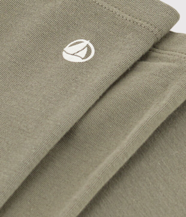 Girls' Elastane Jersey Leggings green