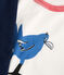 Boys' Chick Themed Organic Cotton Pyjamas BRASIER blue/MULTICO white