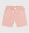 Children's Cotton and Linen Twill Shorts SALINE pink