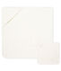 Babies' Square Bath Towel & Comforter in Terry and Tube Knit