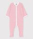 Babies' Spotted Ribbed Sleepsuit