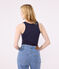 Women's Iconic cotton tank top SMOKING blue
