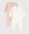 Floral and Whale Themed Cotton Sleepsuits - 2-Pack variante 1