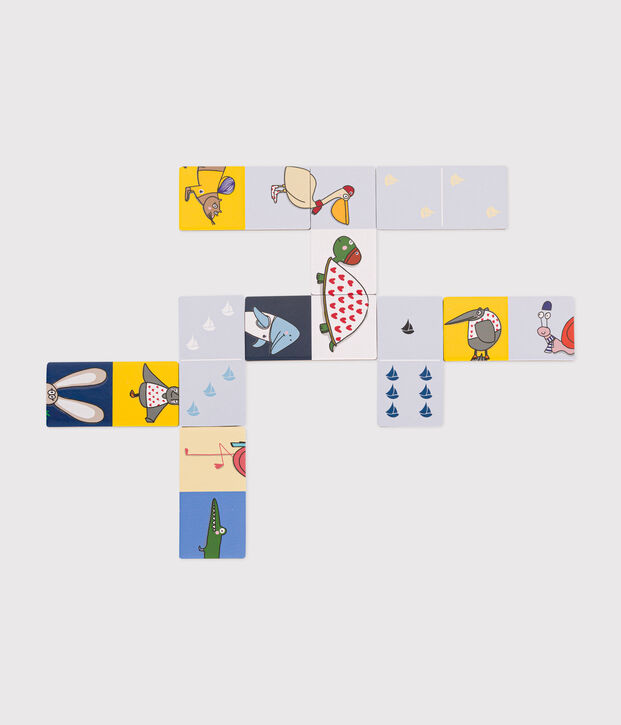 Domino-Puzzle Game &ndash; Djeco x Petit Bateau multicolor