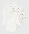 Pack of babies' long-sleeved Paris-print cotton bodies variante 1