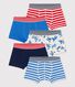 Boys' Cotton Boxer Shorts - 5-Pack