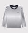 Unisex Jersey T-shirt MARSHMALLOW white/SMOKING blue