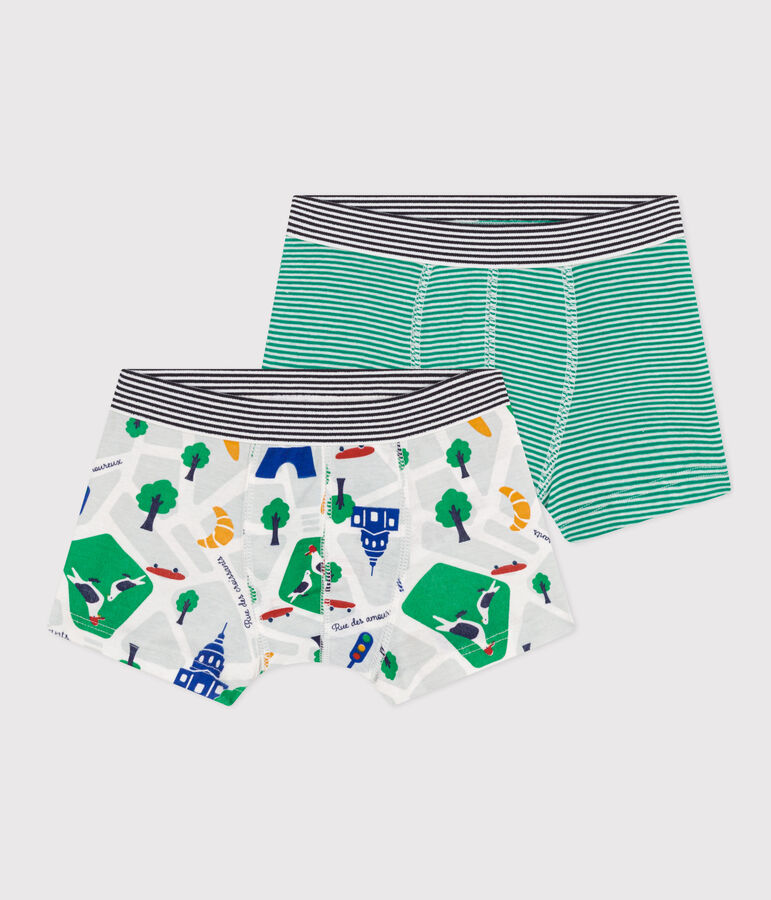 Children's Cotton Paris Boxers - 2-Pack multicolor