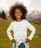 Children's Unisex Long-Sleeved Cotton T-Shirt AVALANCHE white/ROVER /MULTICO