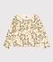 Girls' Cotton Cardigan AVALANCHE white/MULTICO