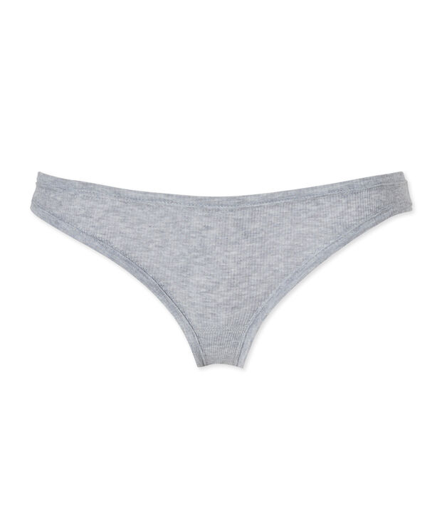 Culotte femme en coton grey