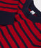 Women's' Cotton/Wool Breton Pullover TERKUIT red/SMOKING