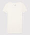 Women's Fine Rib Knit T-Shirt MARSHMALLOW white