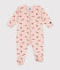 Babies' velour sleepsuit