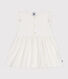 Babies' Sleeveless Textured Cotton Dress