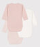 Babies' Long-Sleeved Cotton Bodysuits - 3-Pack variante 1