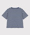 Women's Boxy Cotton T-Shirt MEDIEVAL blue/FUMEE