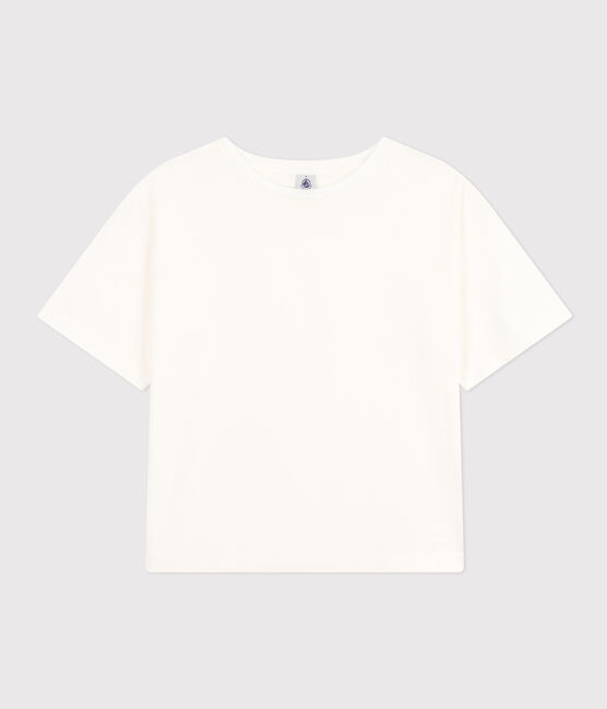 Women's Boxy Cotton T-Shirt MARSHMALLOW white