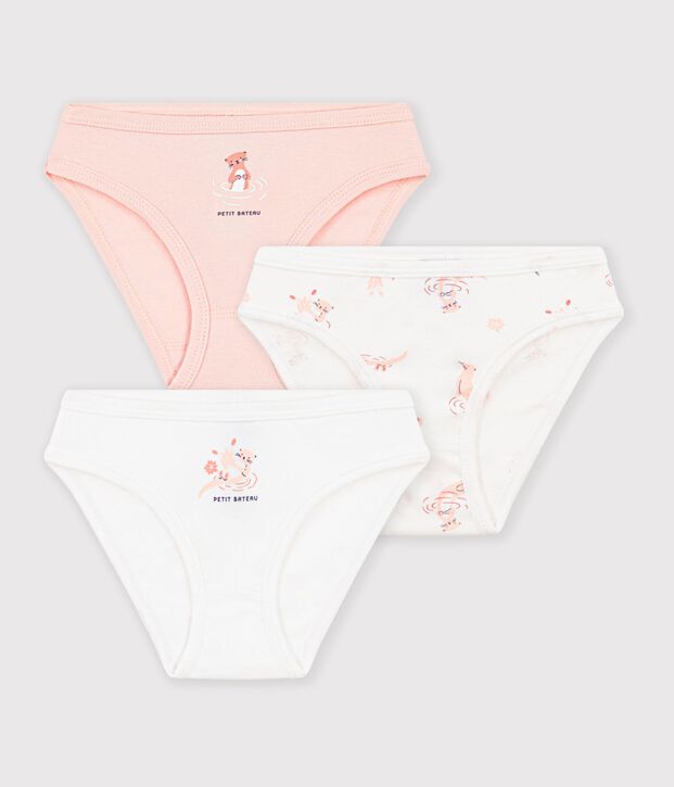 Lot de 3 culottes en coton multicolor