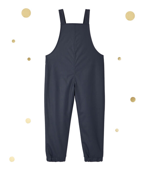 Baby's waxed waterproof jumpsuit Petit bateau x Marie-Agnès Gillot SMOKING blue