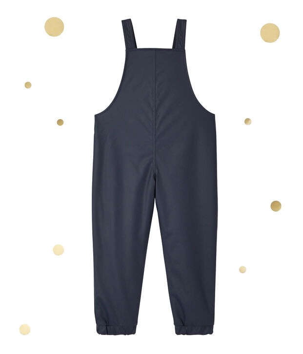 Baby's waxed waterproof jumpsuit Petit bateau x Marie-Agn&egrave;s Gillot blue