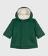 Babies' warm sherpa-lined raincoat
