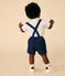 Babies' Short-Sleeved Cotton Polo Shirt MARSHMALLOW white