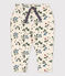Babies' Print Fleece Trousers AVALANCHE white/MULTICO