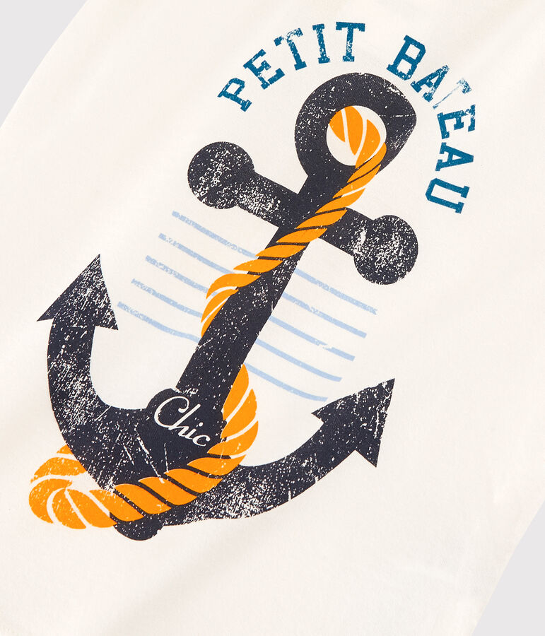 Boys' Short-Sleeved Jersey T-Shirt white